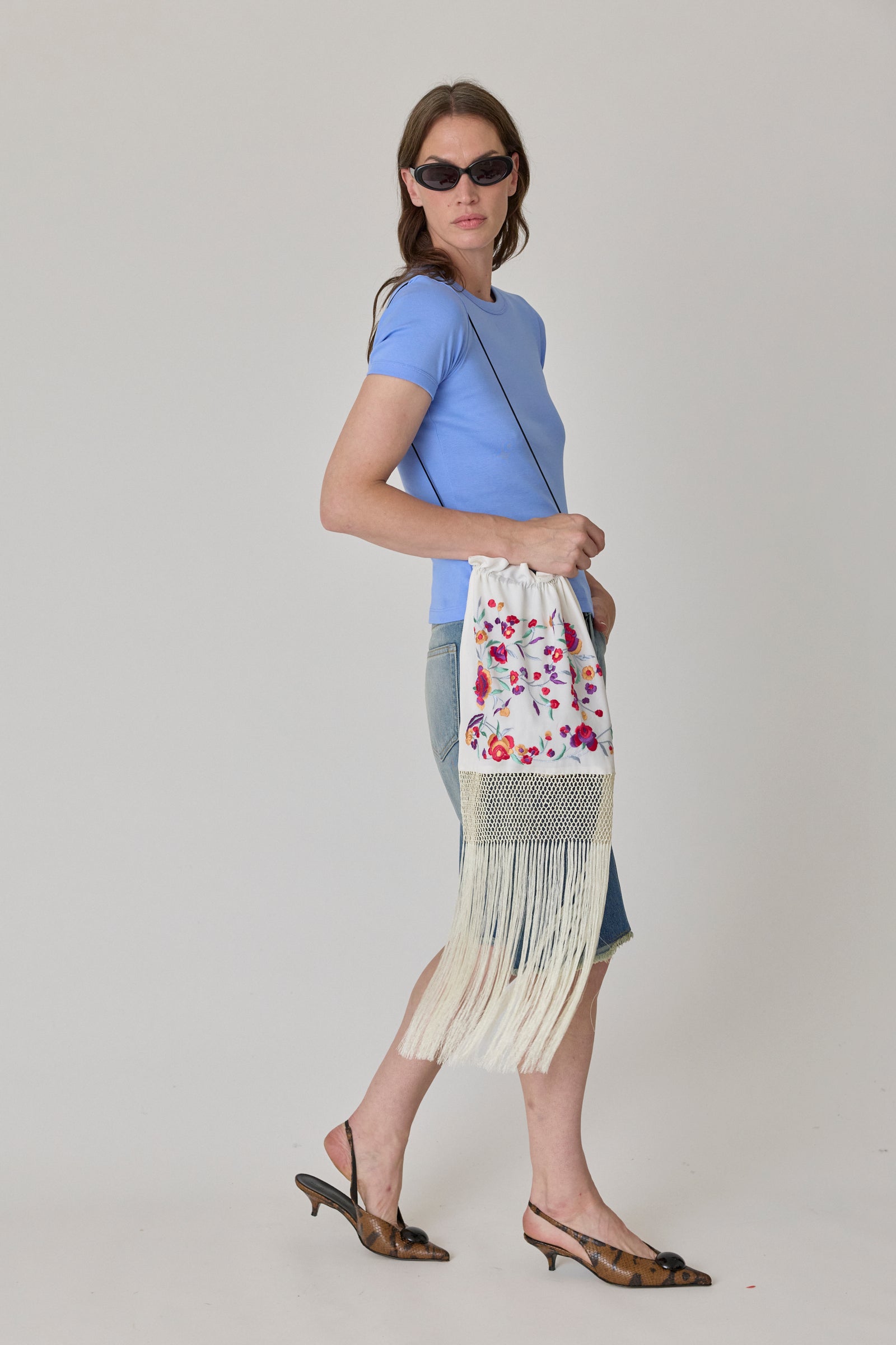 Reconstituted Piano Shawl Bag