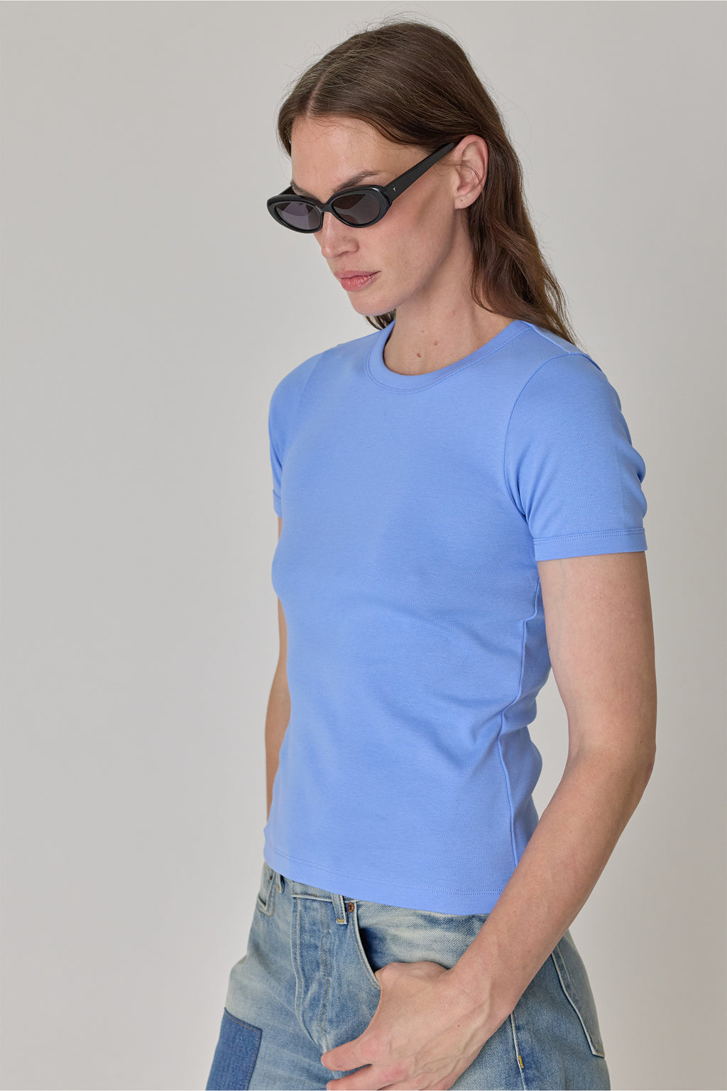 Car Tee - Baby Blue