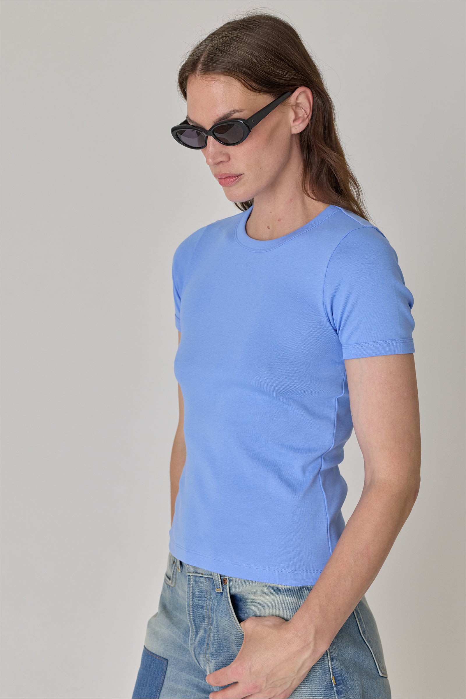 Car Tee - Baby Blue