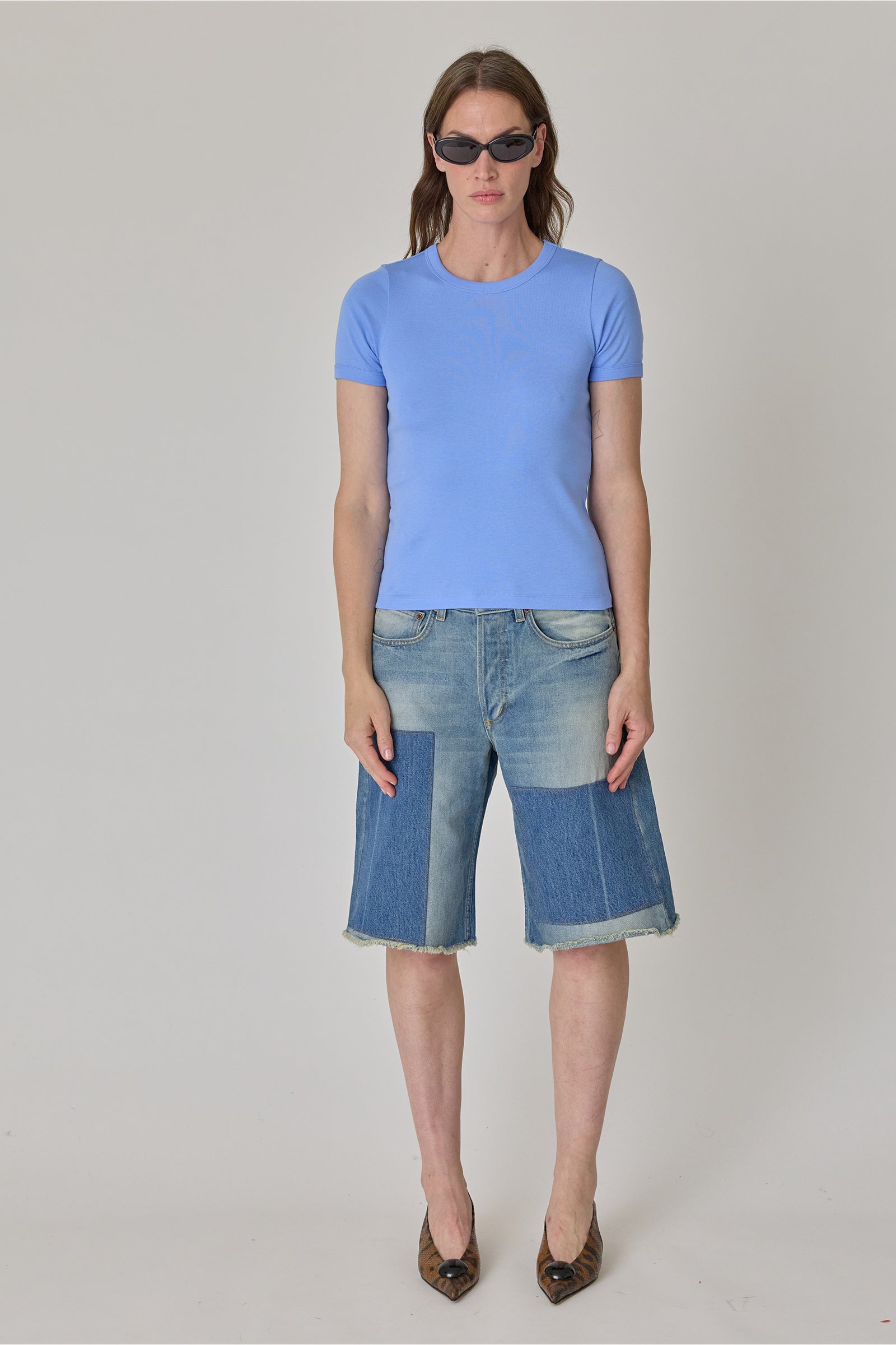 Car Tee - Baby Blue