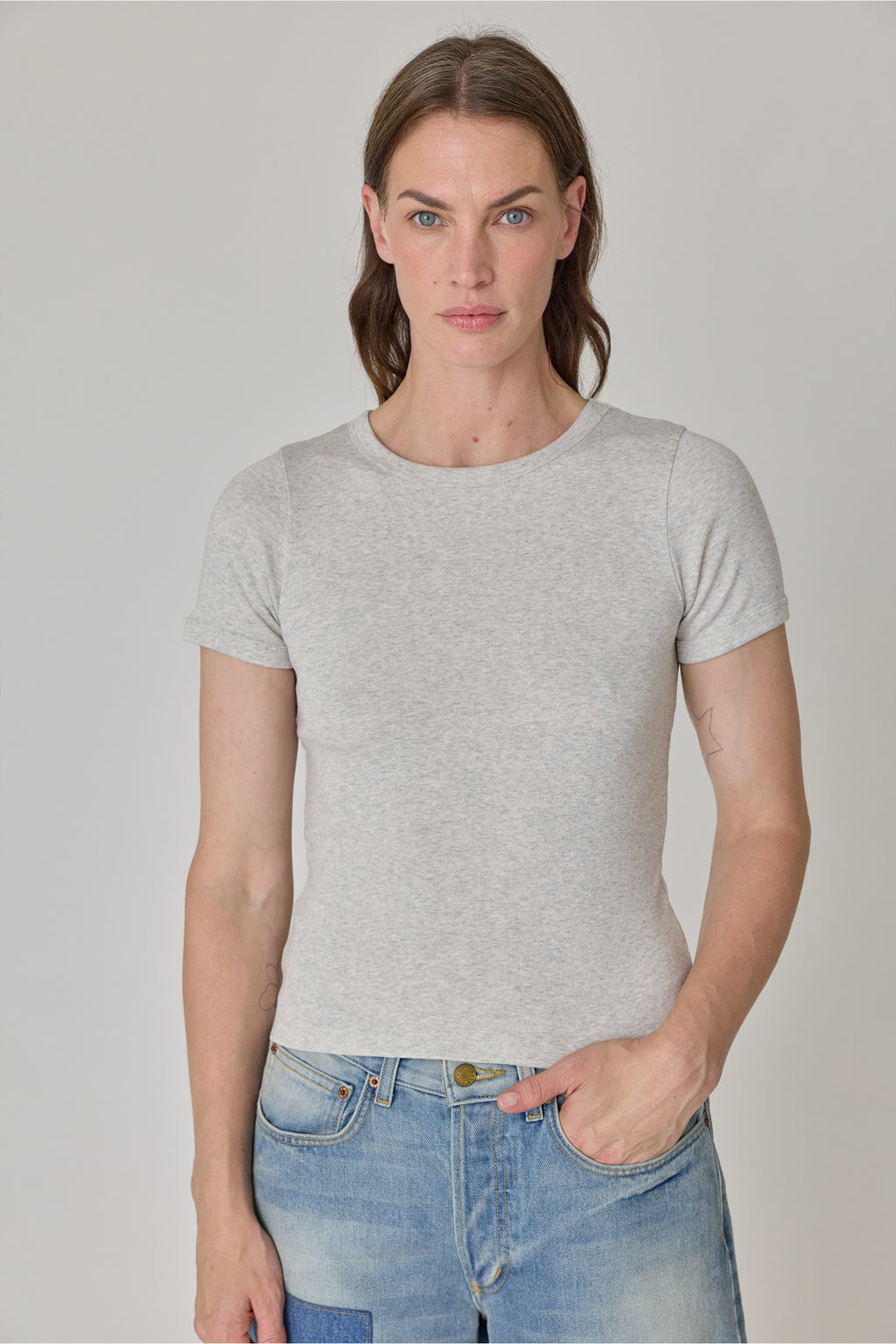 Car Tee - Heather Grey