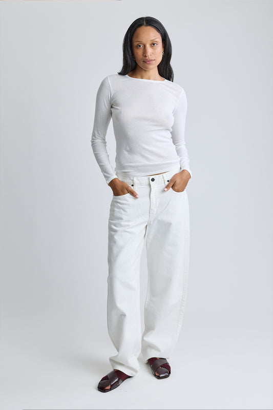 Olivia Longsleeve - White