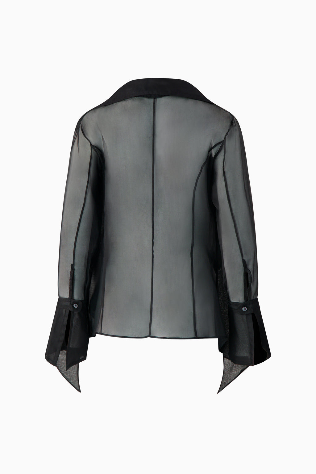 Gianfranco Ferre Organza Blouse - Black