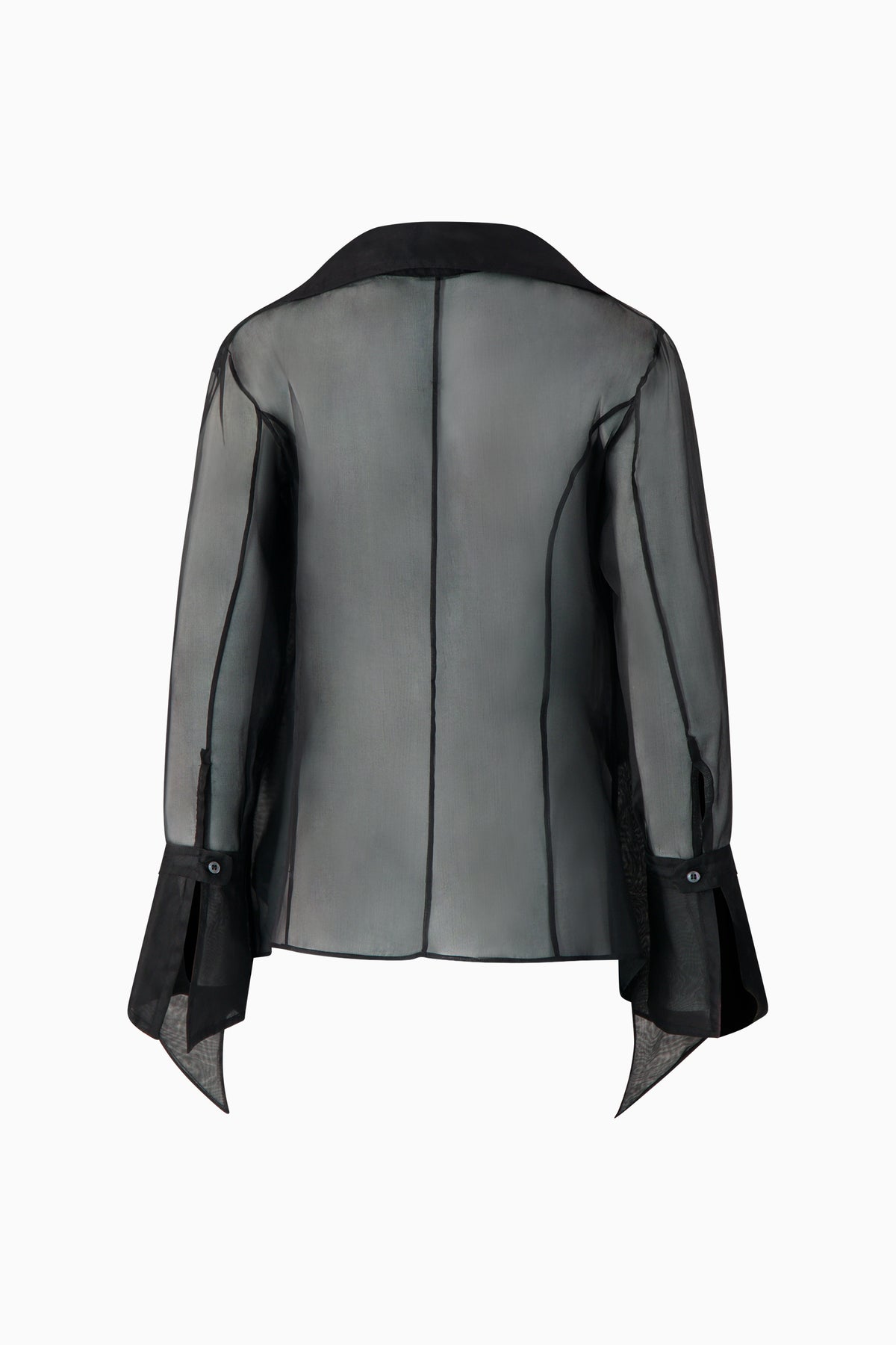 Gianfranco Ferre Organza Blouse - Black