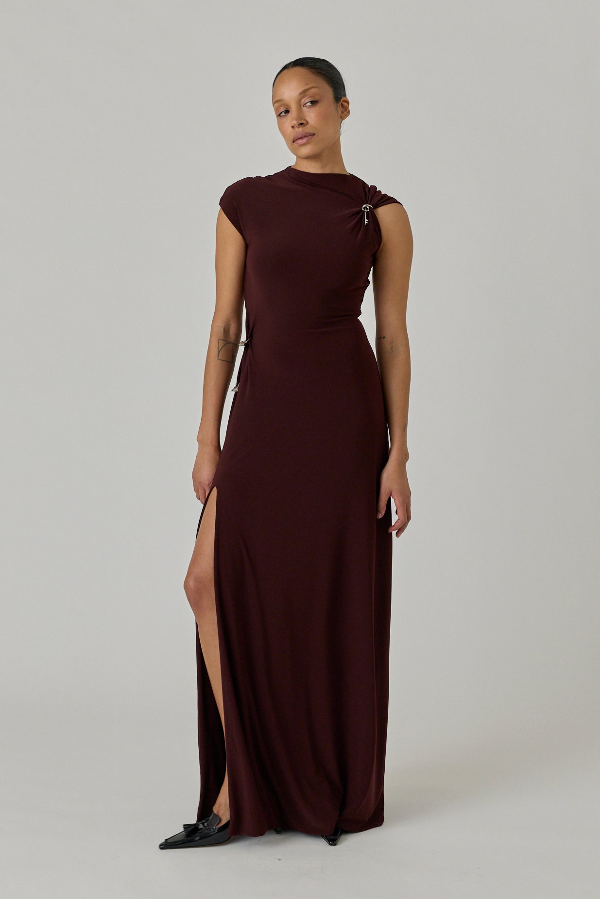 Relic Charms Maxi Slit Dress