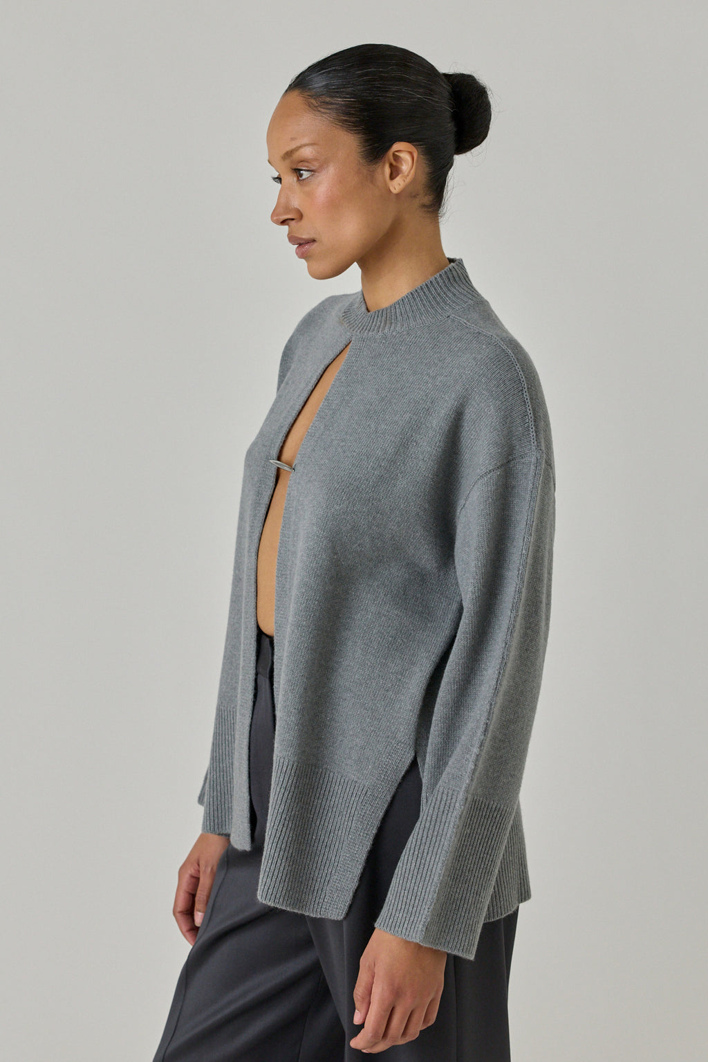 Cashmere Vertebrae Oversized Sweater