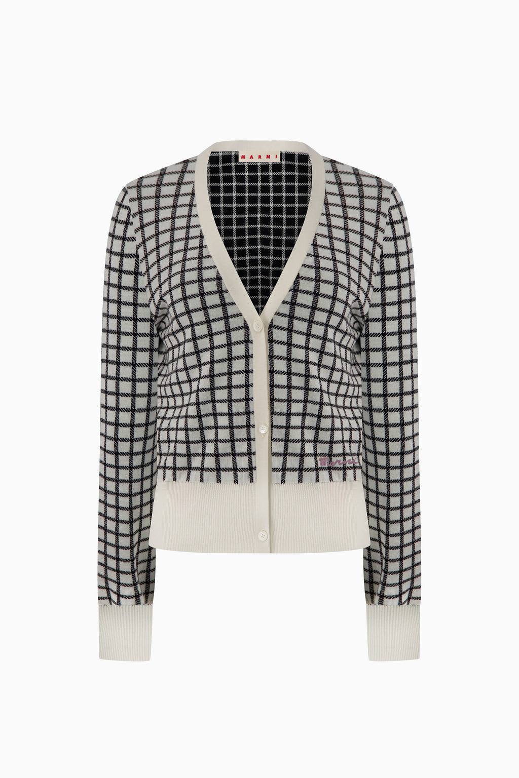 Grid Cardigan