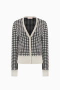 Grid Cardigan