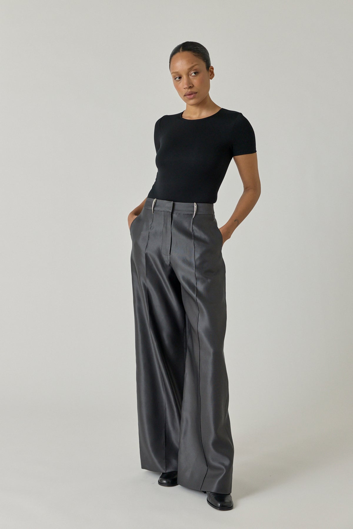 Claw Belt Loop Tailored Trousers