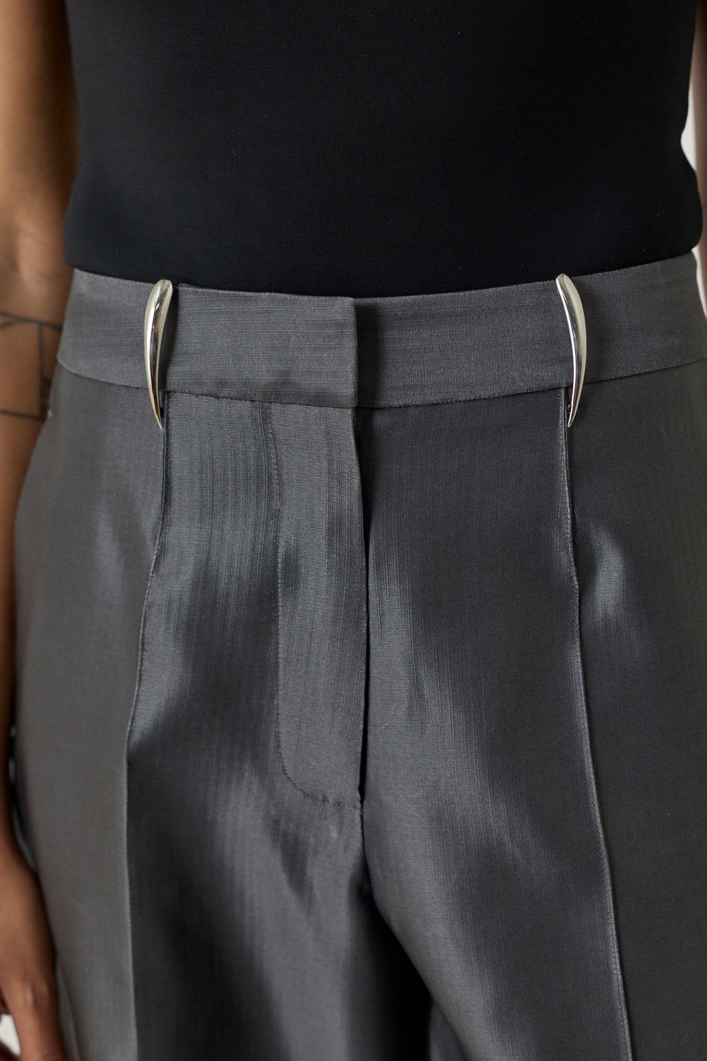 Claw Belt Loop Tailored Trousers