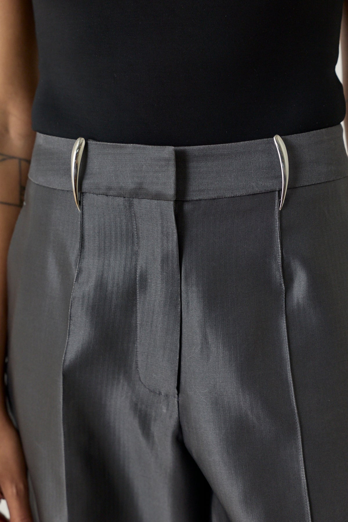 Claw Belt Loop Tailored Trousers