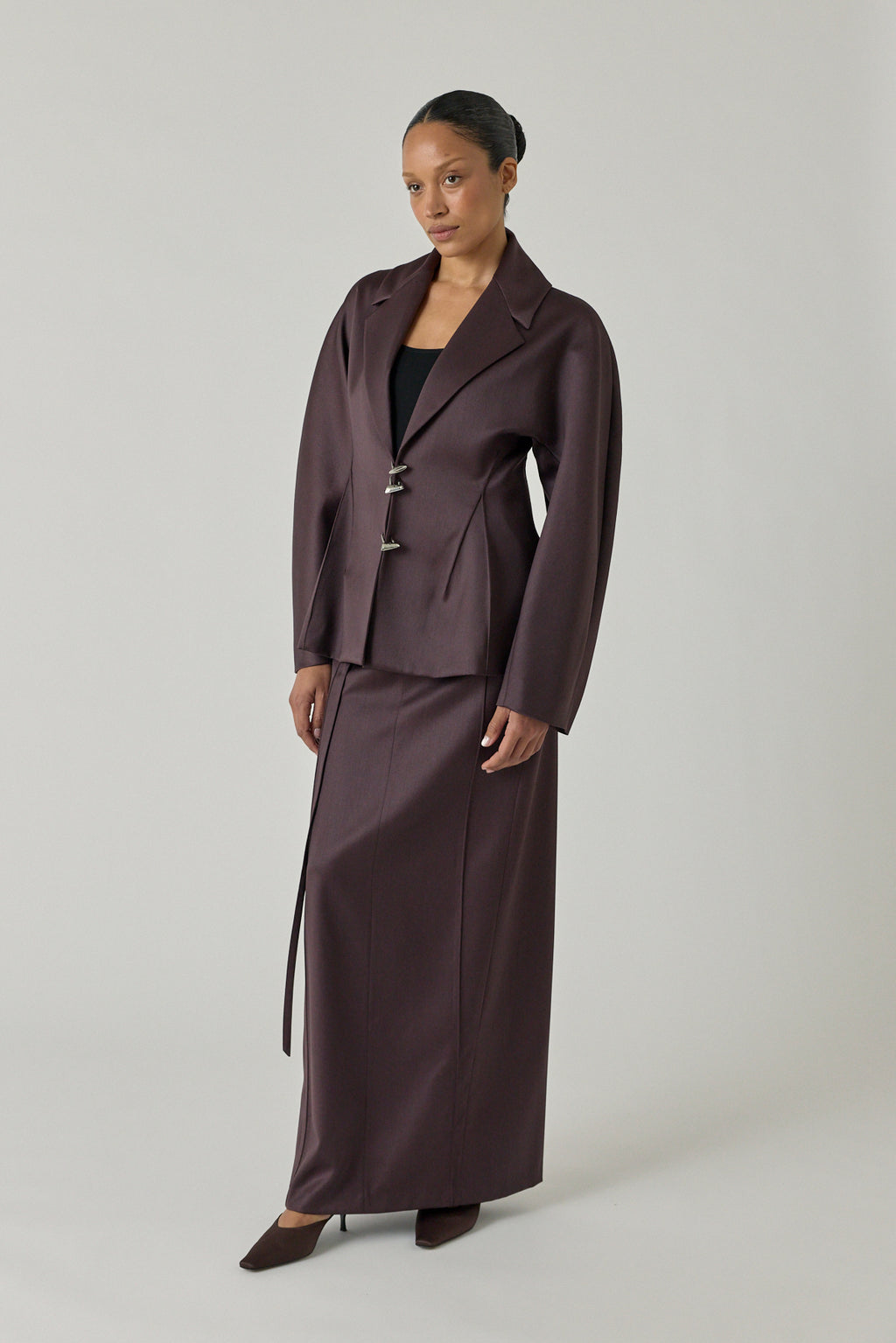 Relics Belted Maxi Skirt
