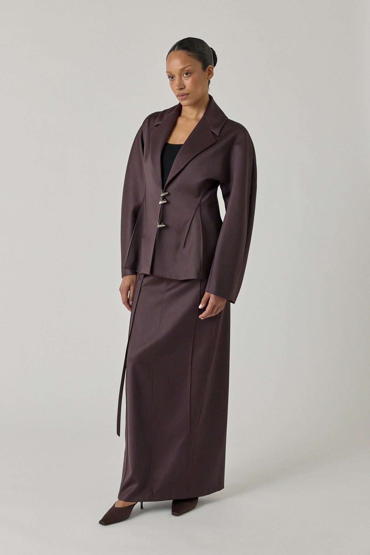 Relics Belted Maxi Skirt