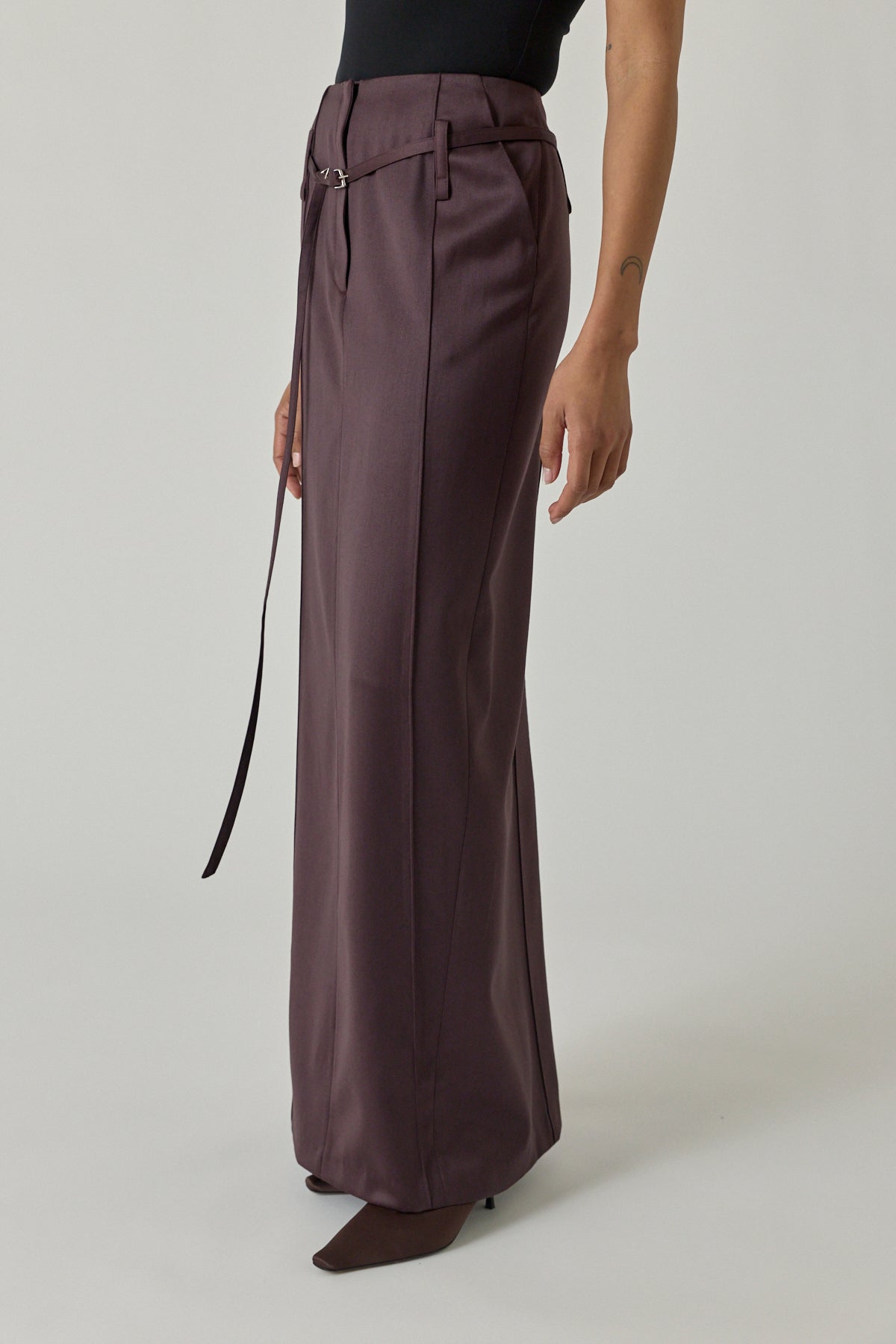 Relics Belted Maxi Skirt