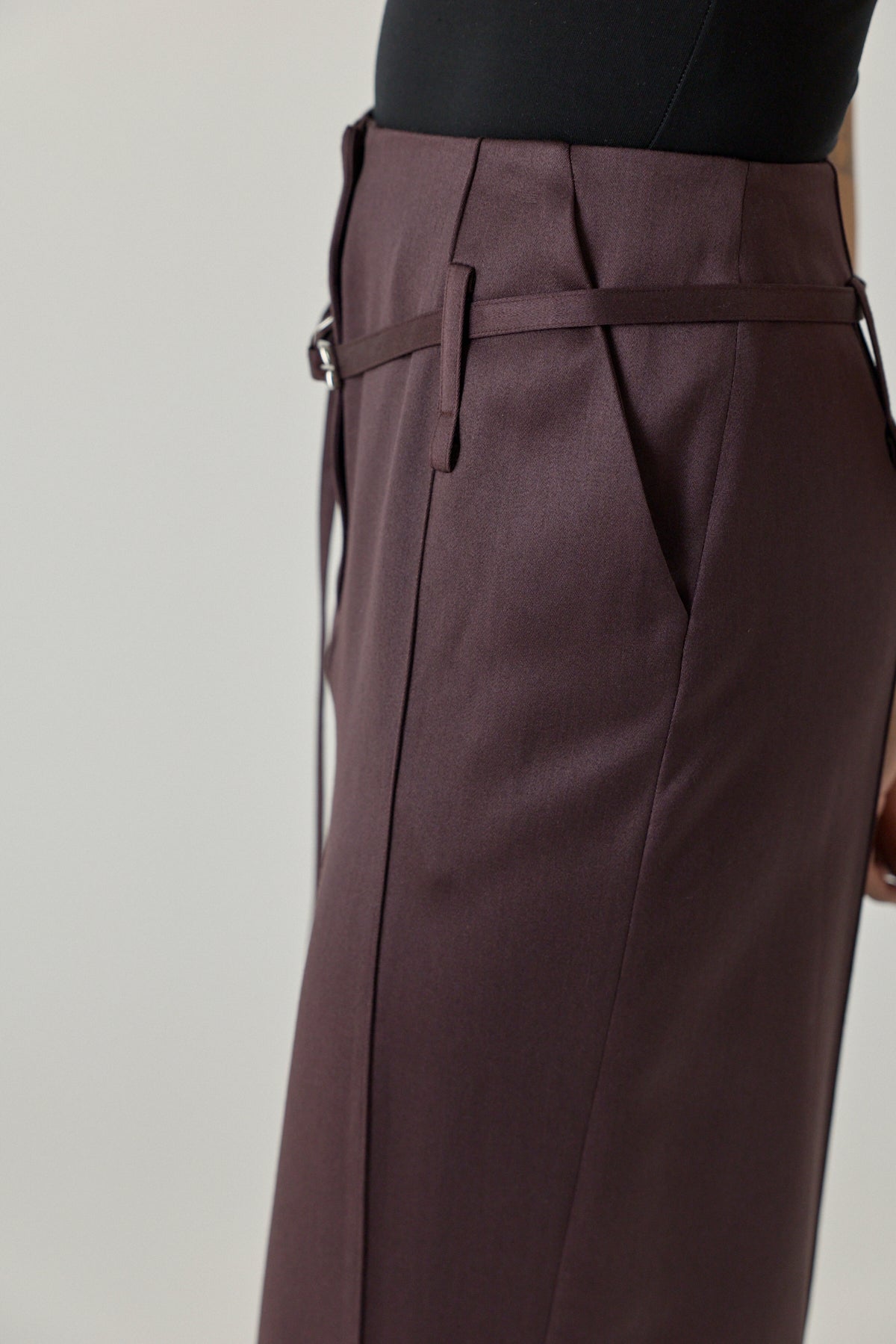 Relics Belted Maxi Skirt