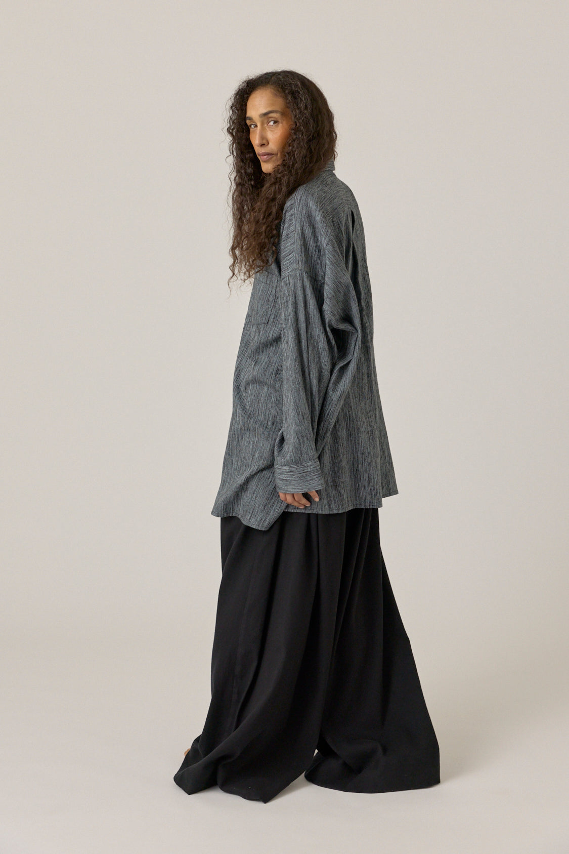 The Wide Leg Pant - Black