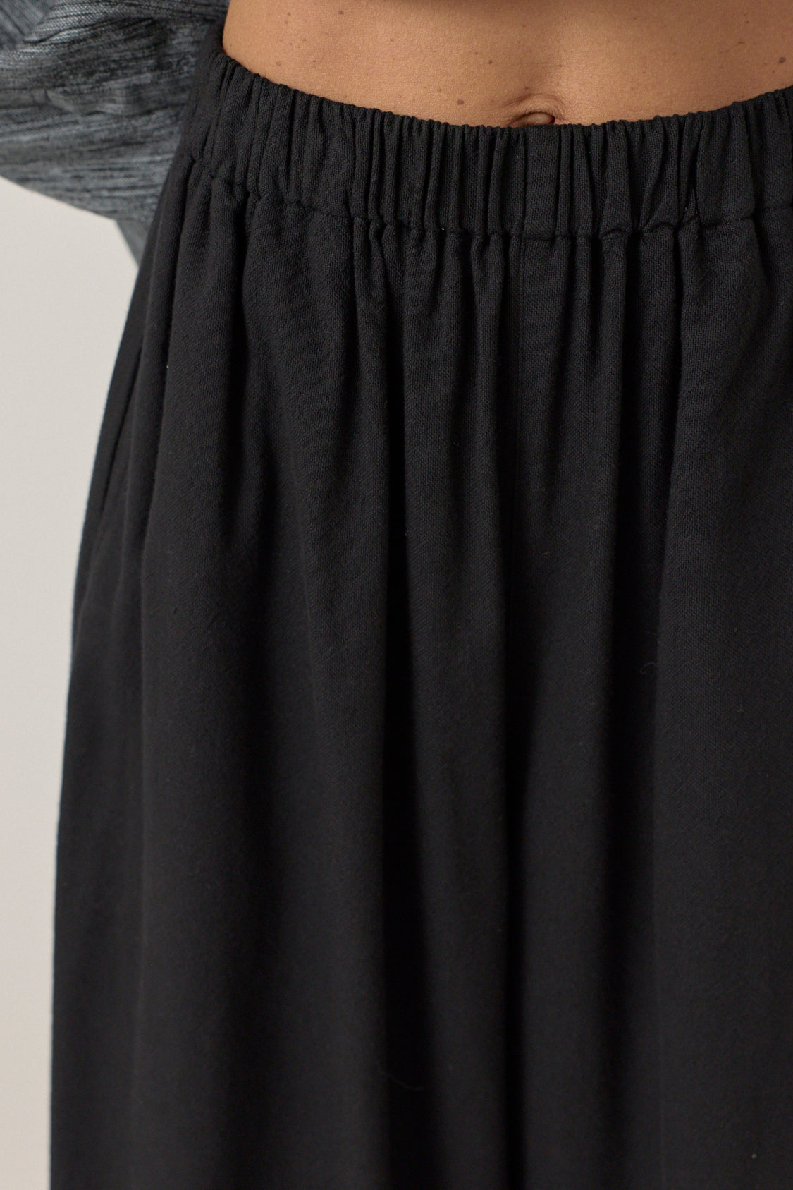 The Wide Leg Pant - Black