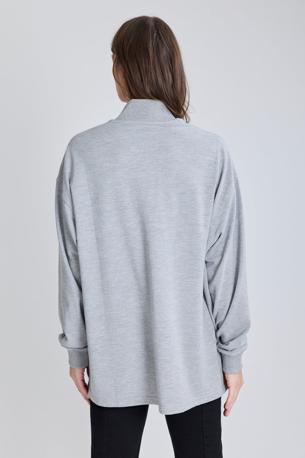 Flat Polo w/ Long Sleeves - Grey