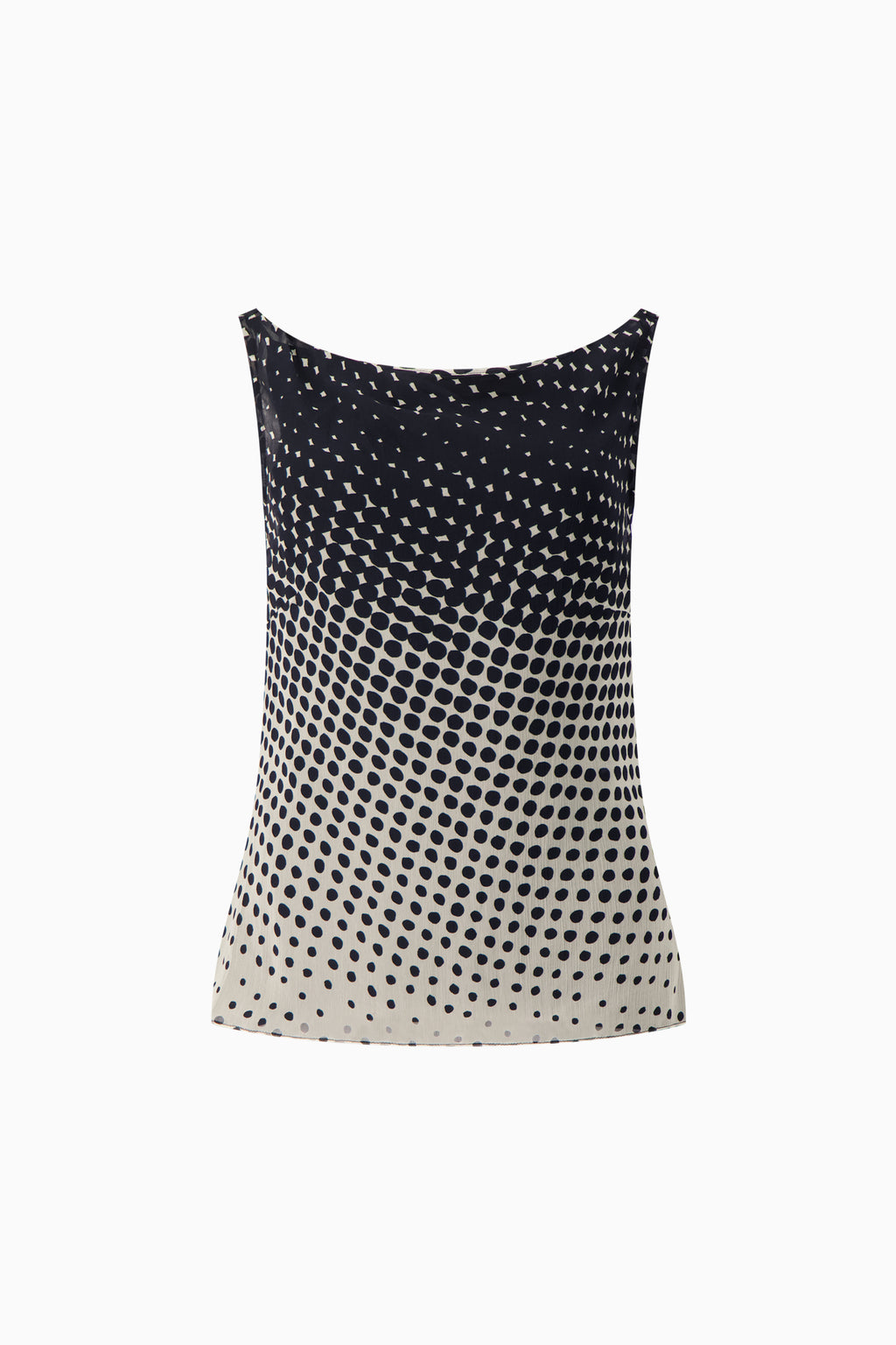 Halftone Wiggle Dot Cowl Back Shell