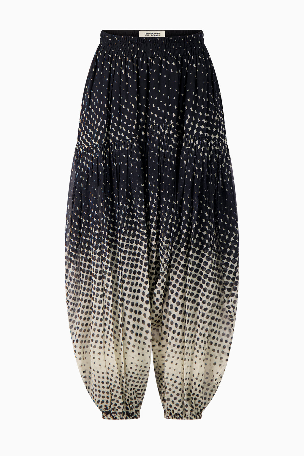 Halftone Wiggle Dot Soft Balloon Pant