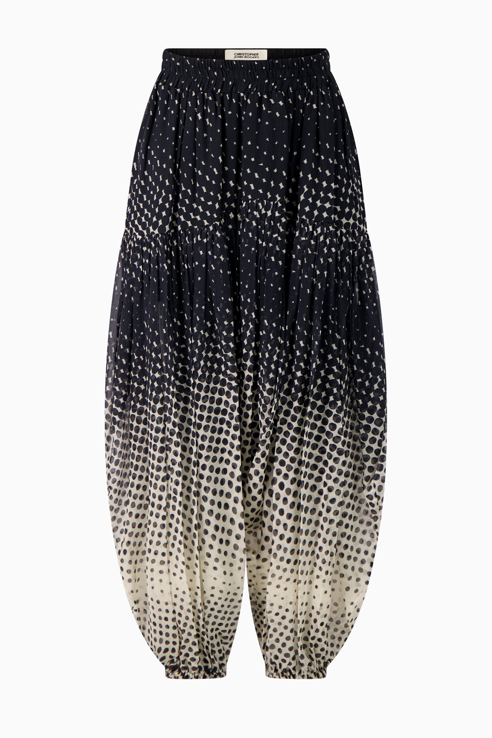 Halftone Wiggle Dot Soft Balloon Pant