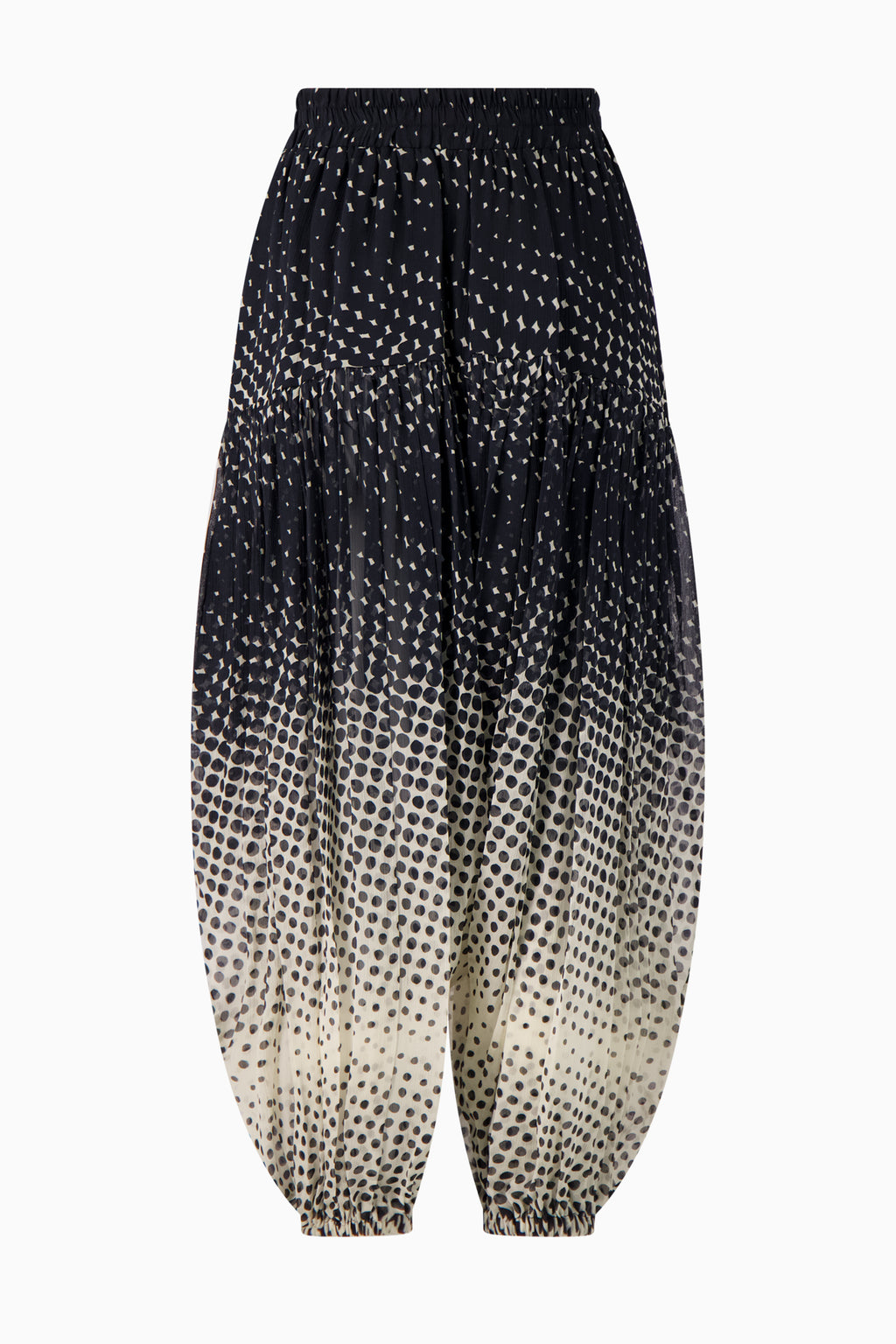 Halftone Wiggle Dot Soft Balloon Pant