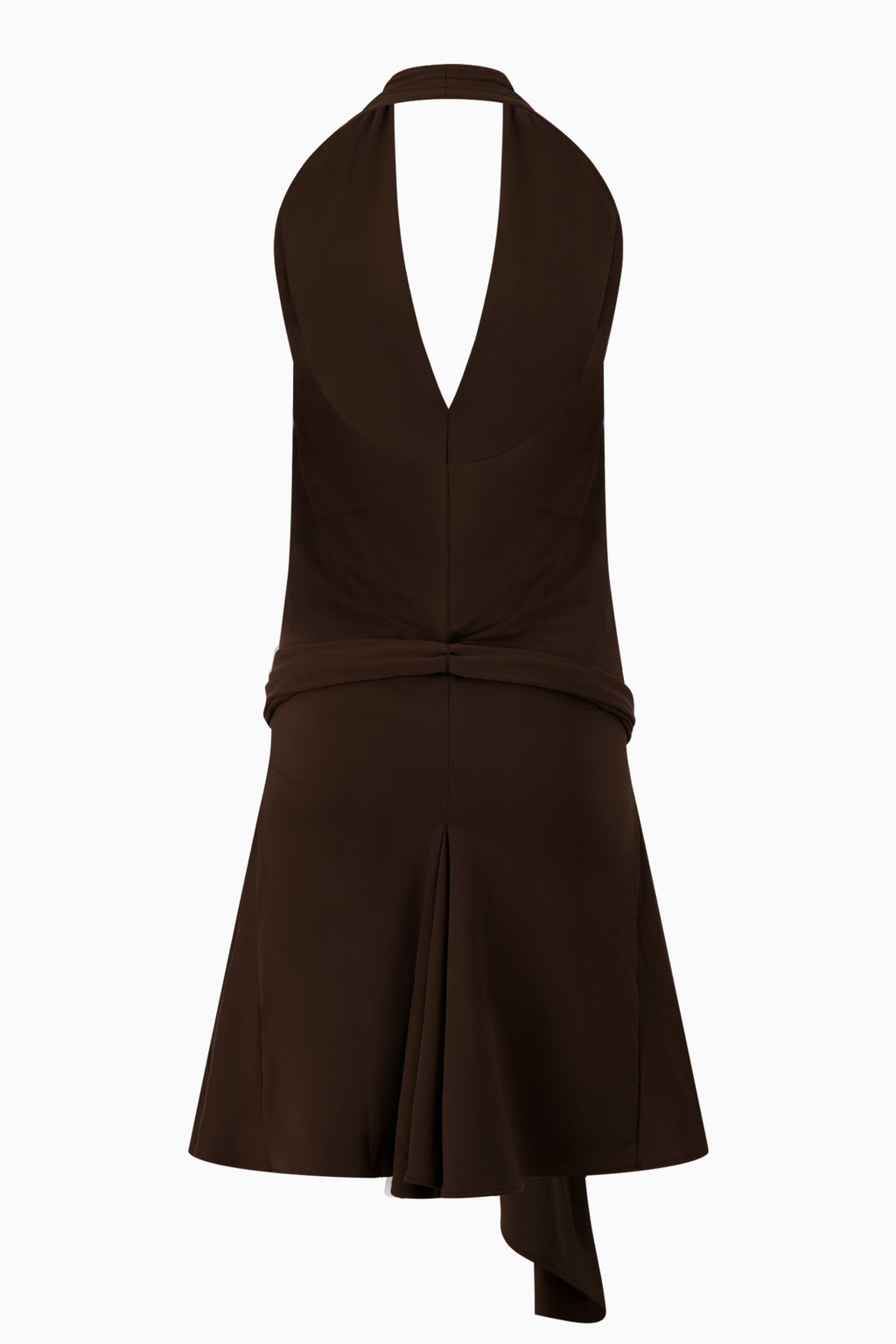 Halterneck Midi Shell Dress