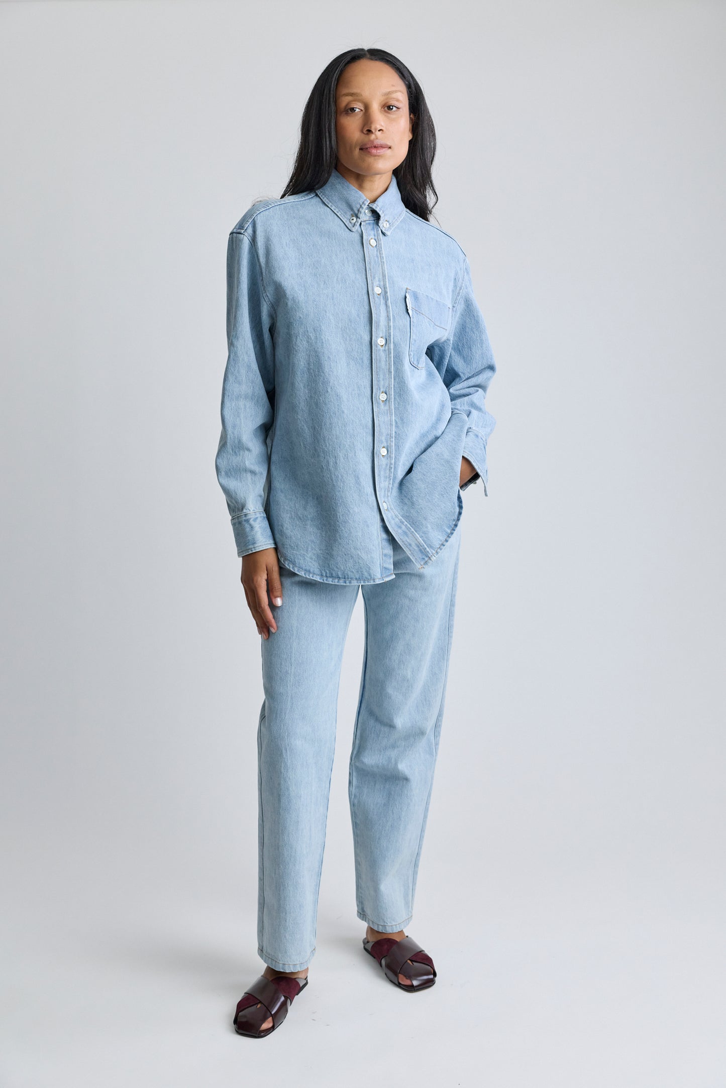 Jeans Shirt - Stone Wash