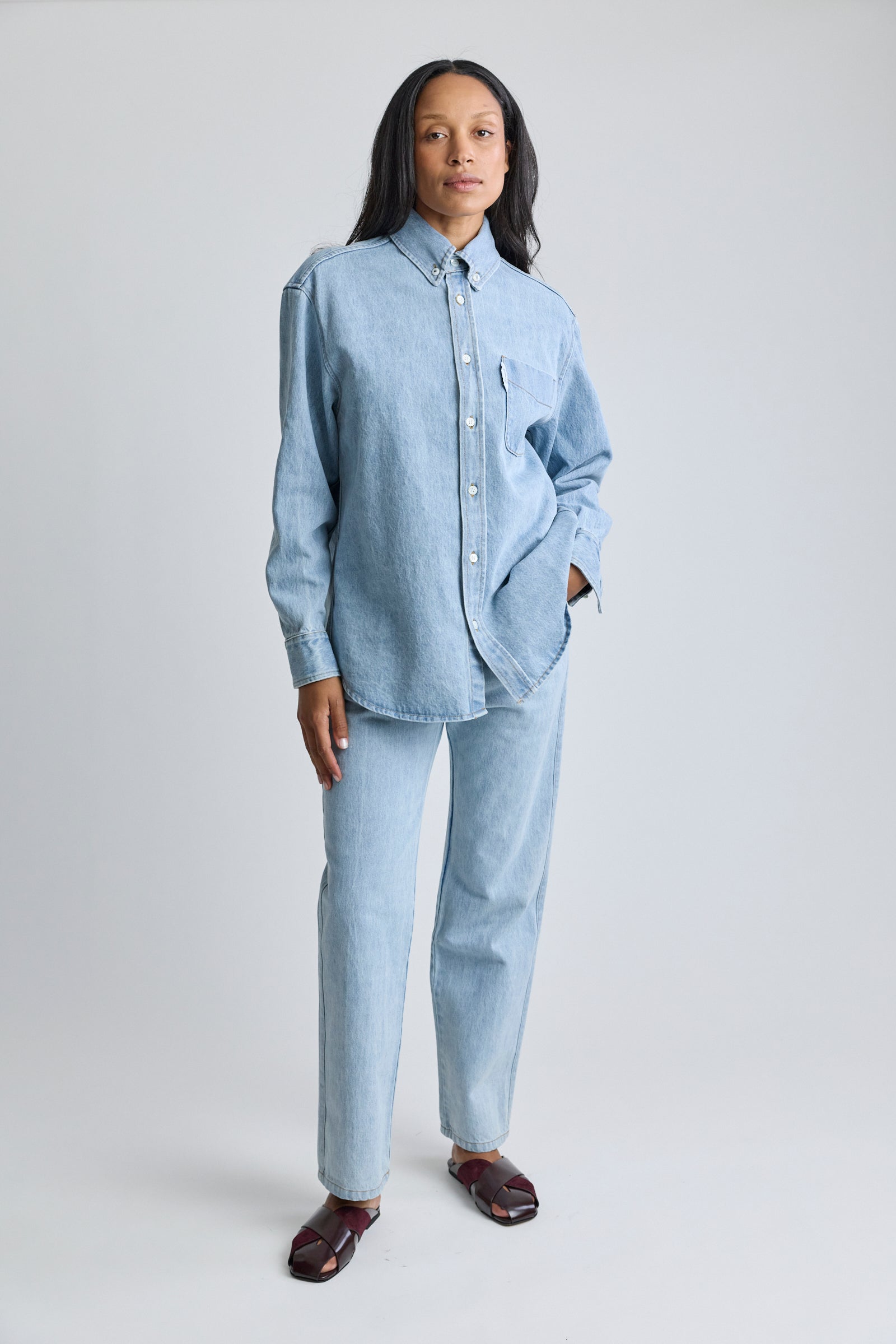 Jeans Shirt - Stone Wash