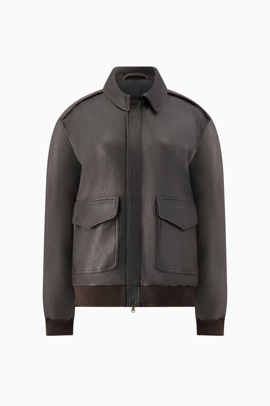 Leather Bomber