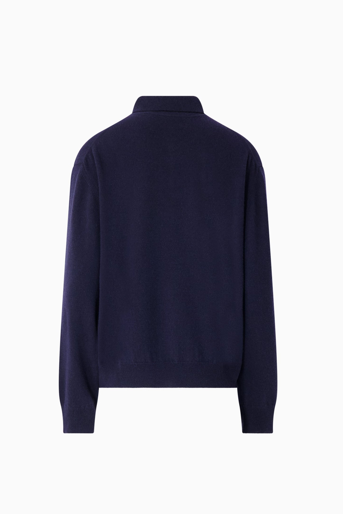 Wool Polo Navy