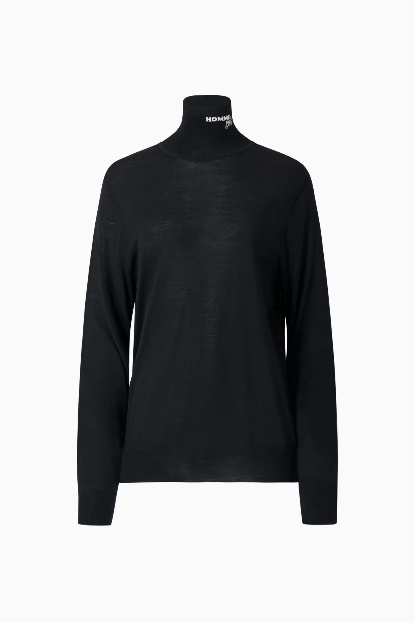 Wool Turtleneck - Black