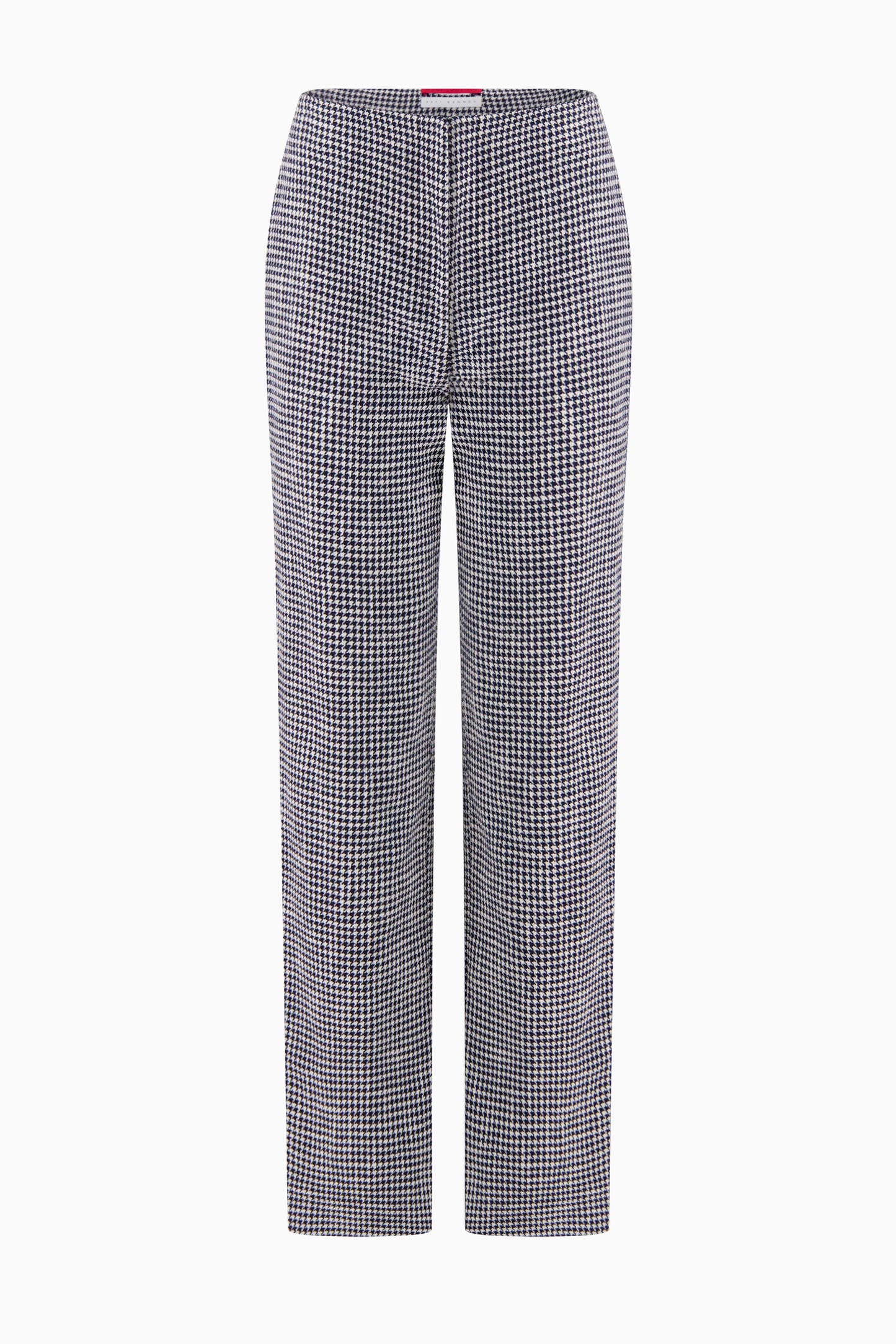 Houndstooth Check Tailored Trousers