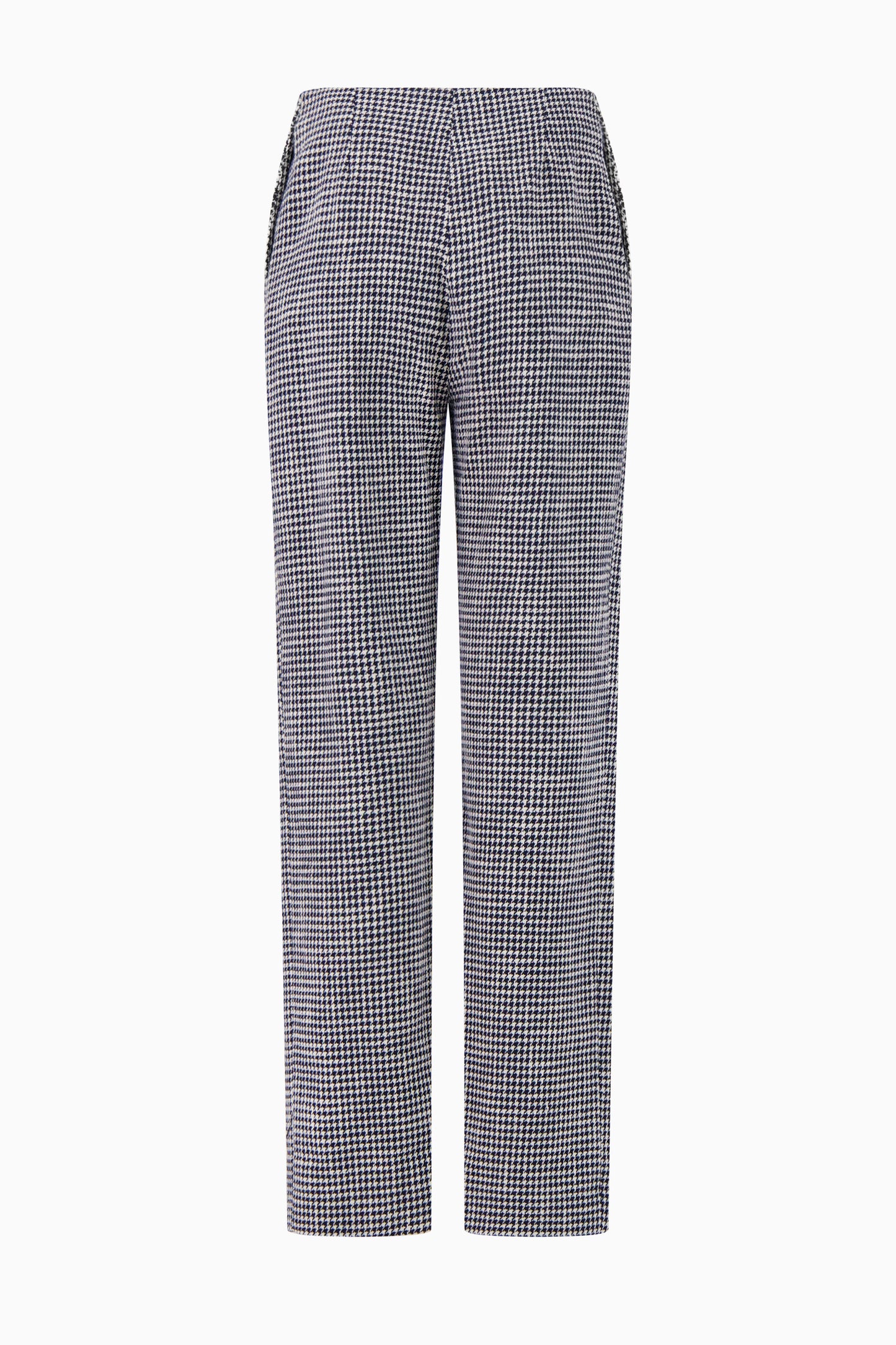 Houndstooth Check Tailored Trousers