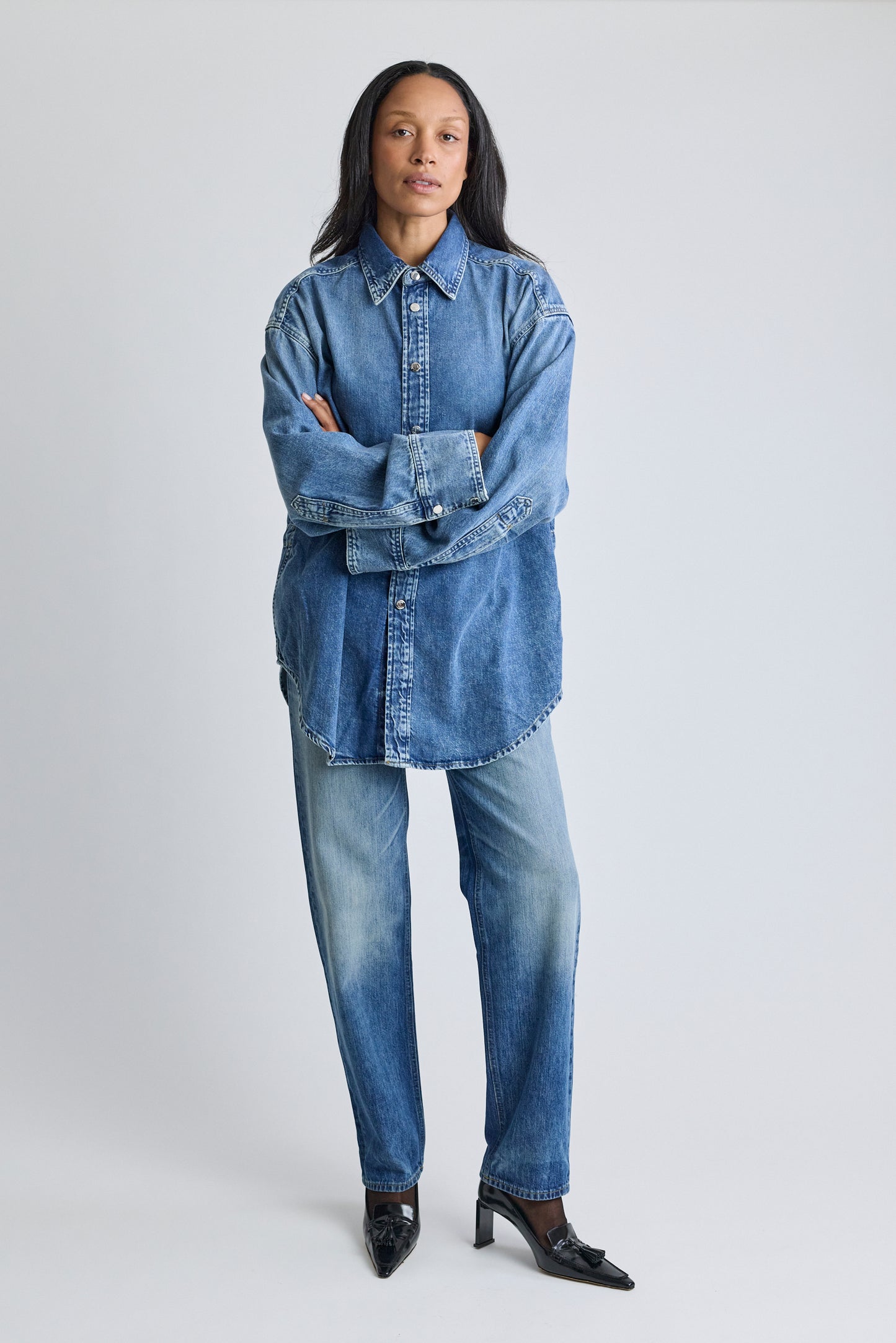 Victoria Shirt - Blue Ryder