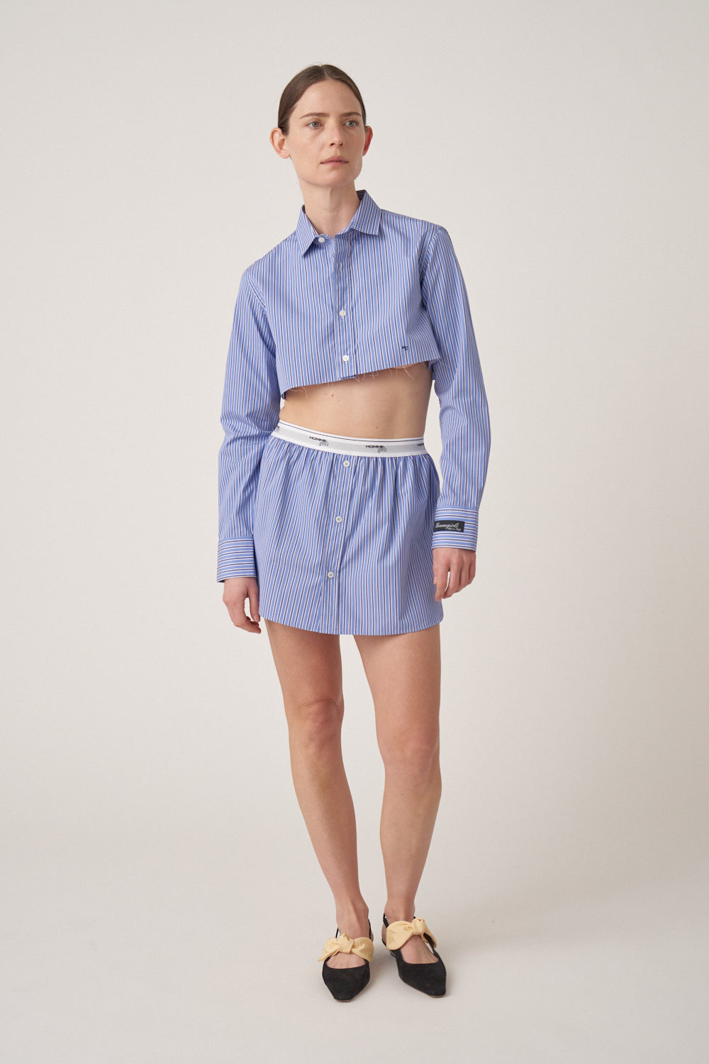 Shirt Tail Mini Skirt