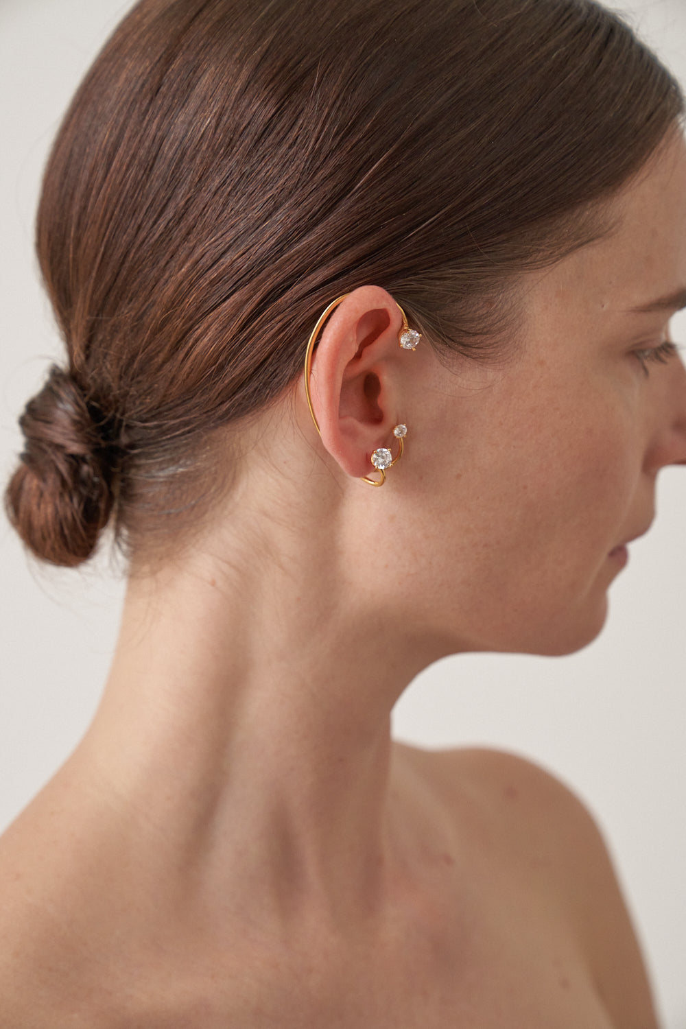 Three Point Ear Cuff - Gold