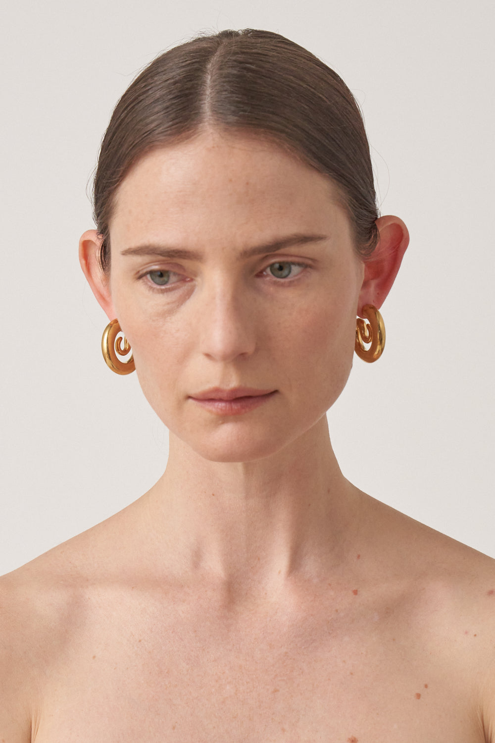 Serpent Hoops Small - Gold