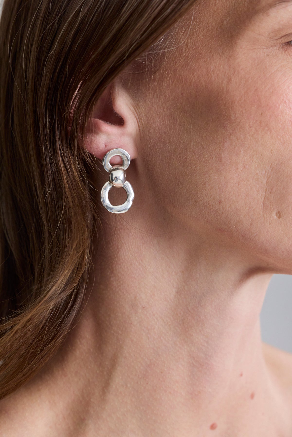 Double Circle Earrings