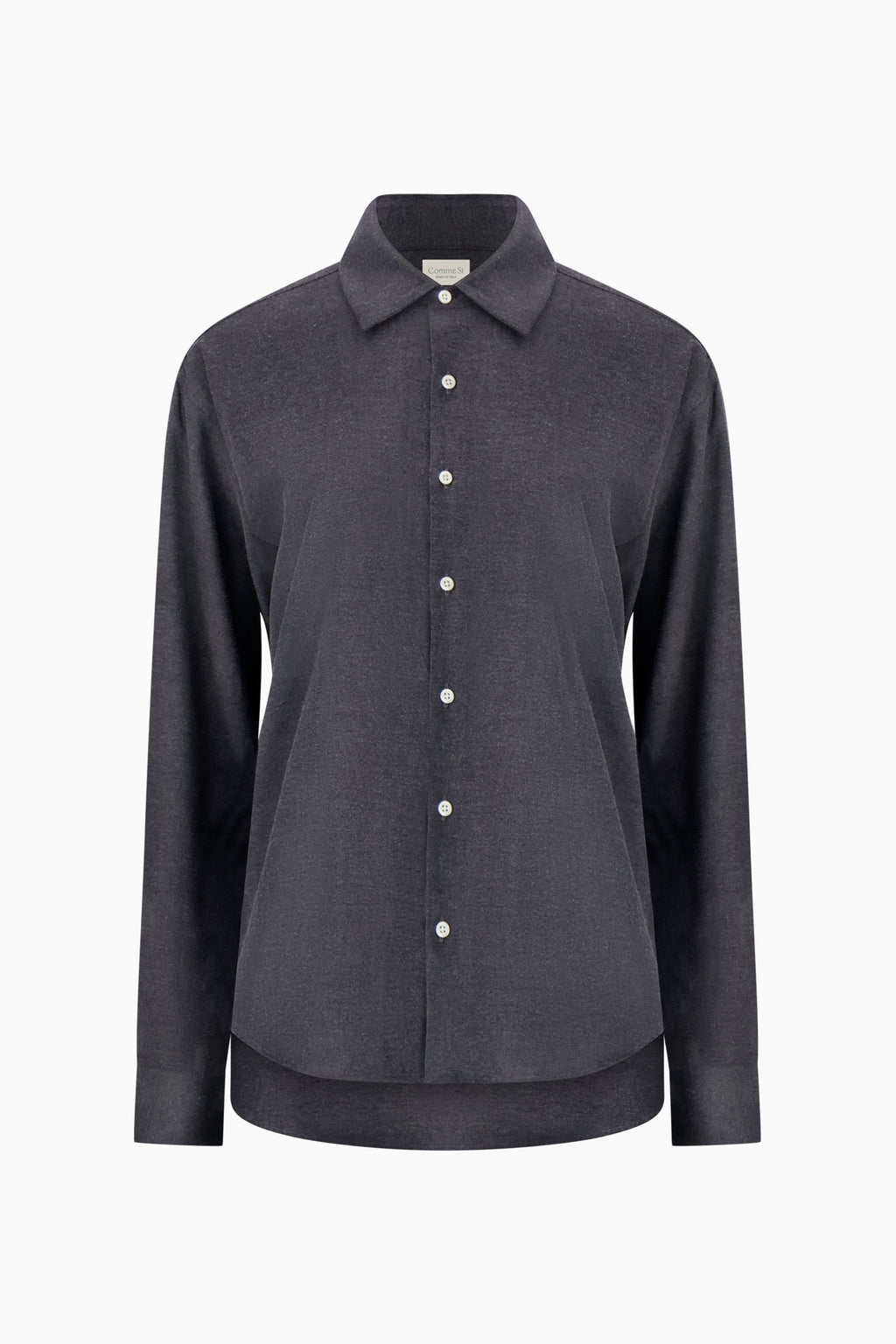 Classic Flannel Shirt - Dark Grey