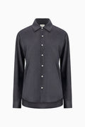 Classic Flannel Shirt - Dark Grey