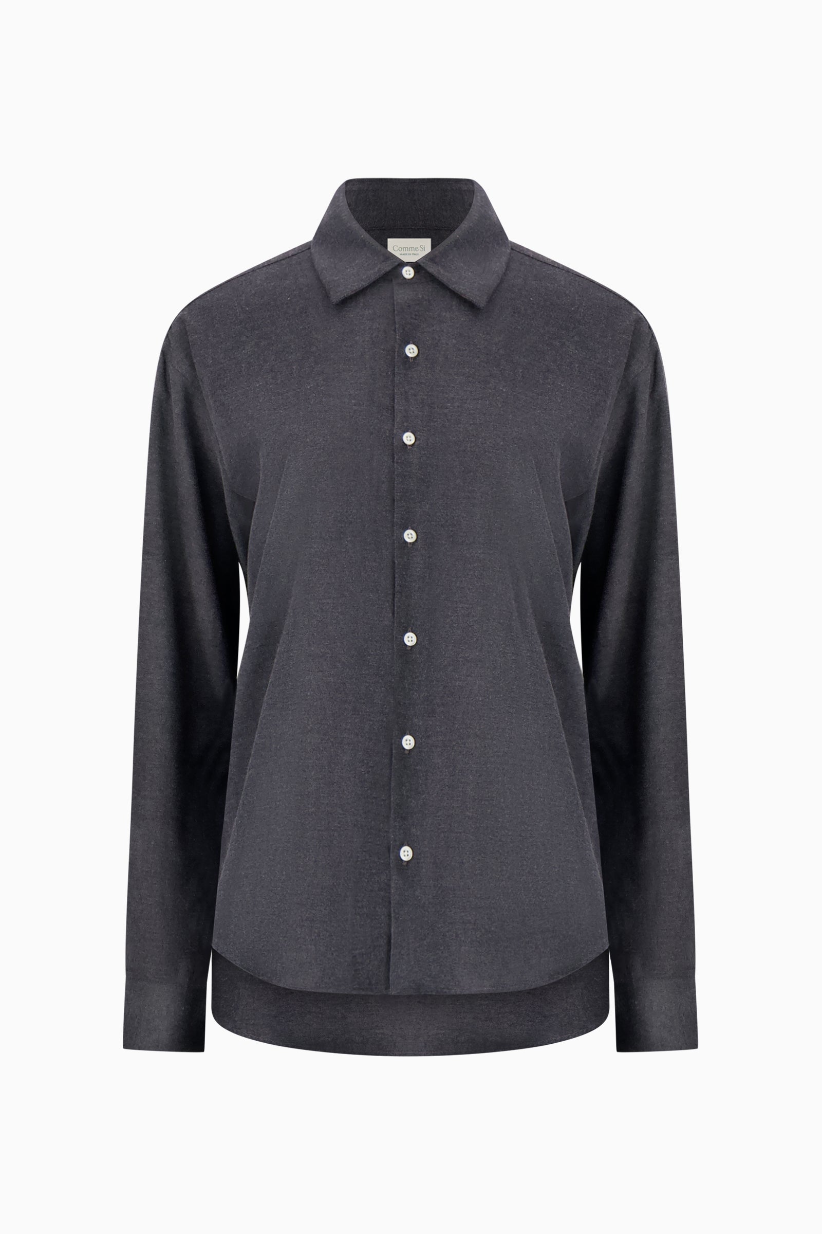 Classic Flannel Shirt - Dark Grey