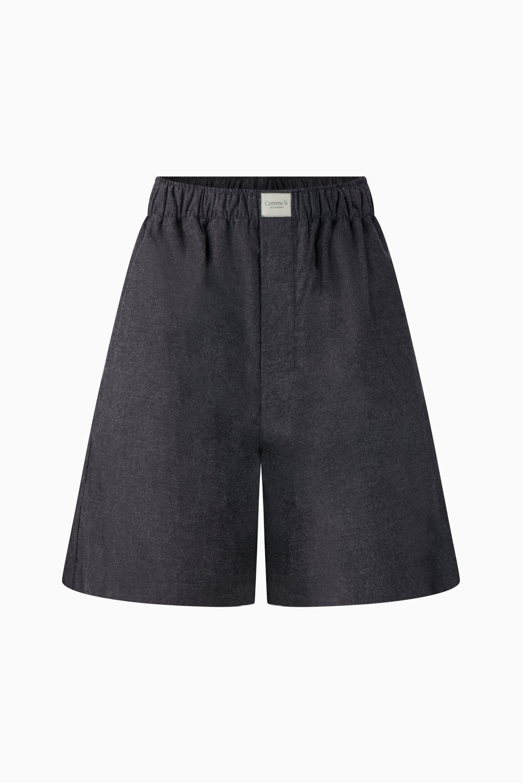 Boxer Bermuda Flannel - Dark Grey