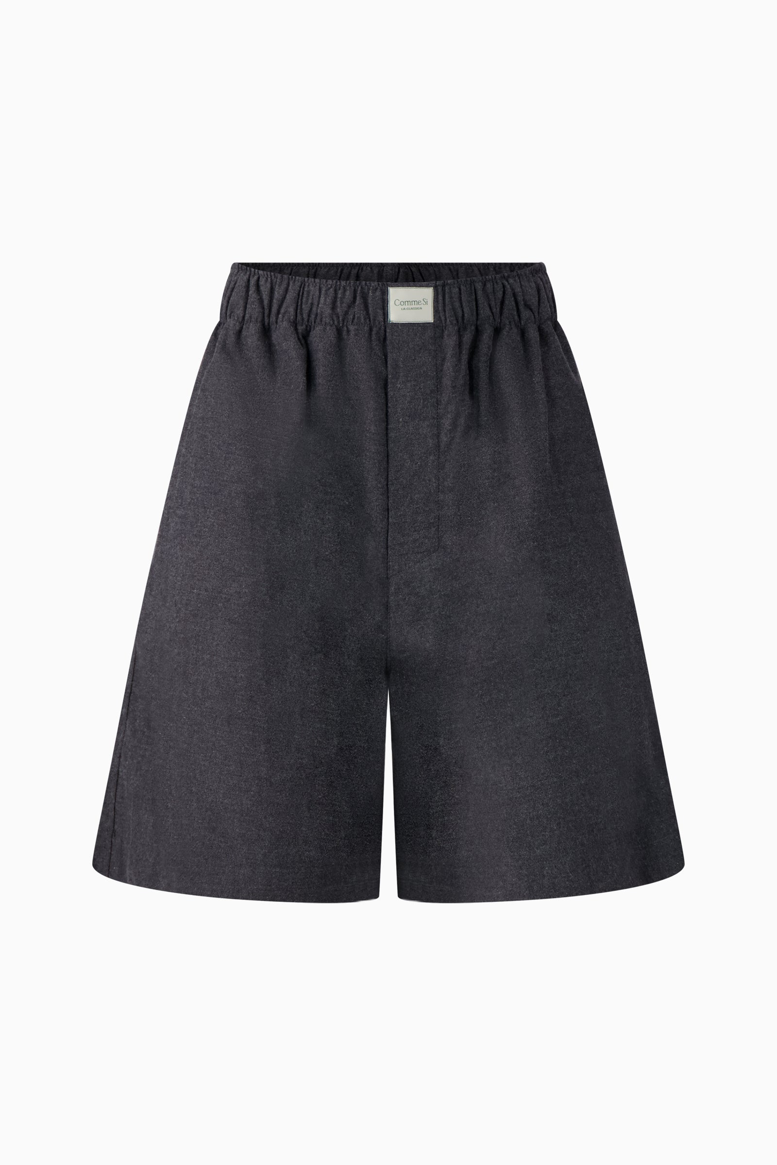 Boxer Bermuda Flannel - Dark Grey