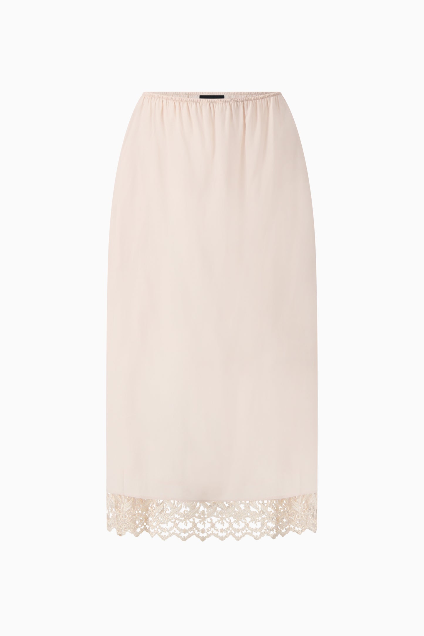 Lace Trim Negligee Skirt
