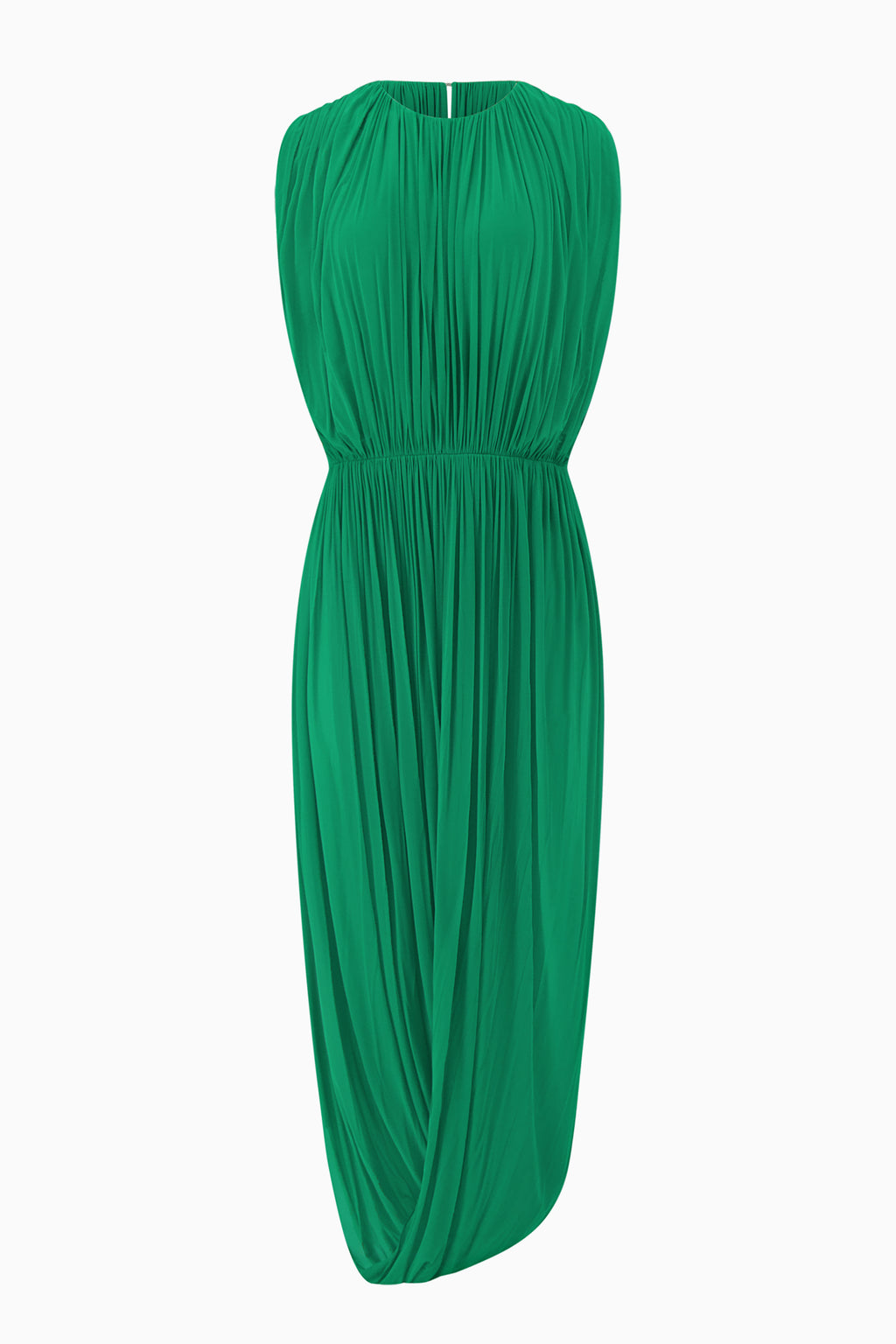 Leonora Draped Column Jersey Dress