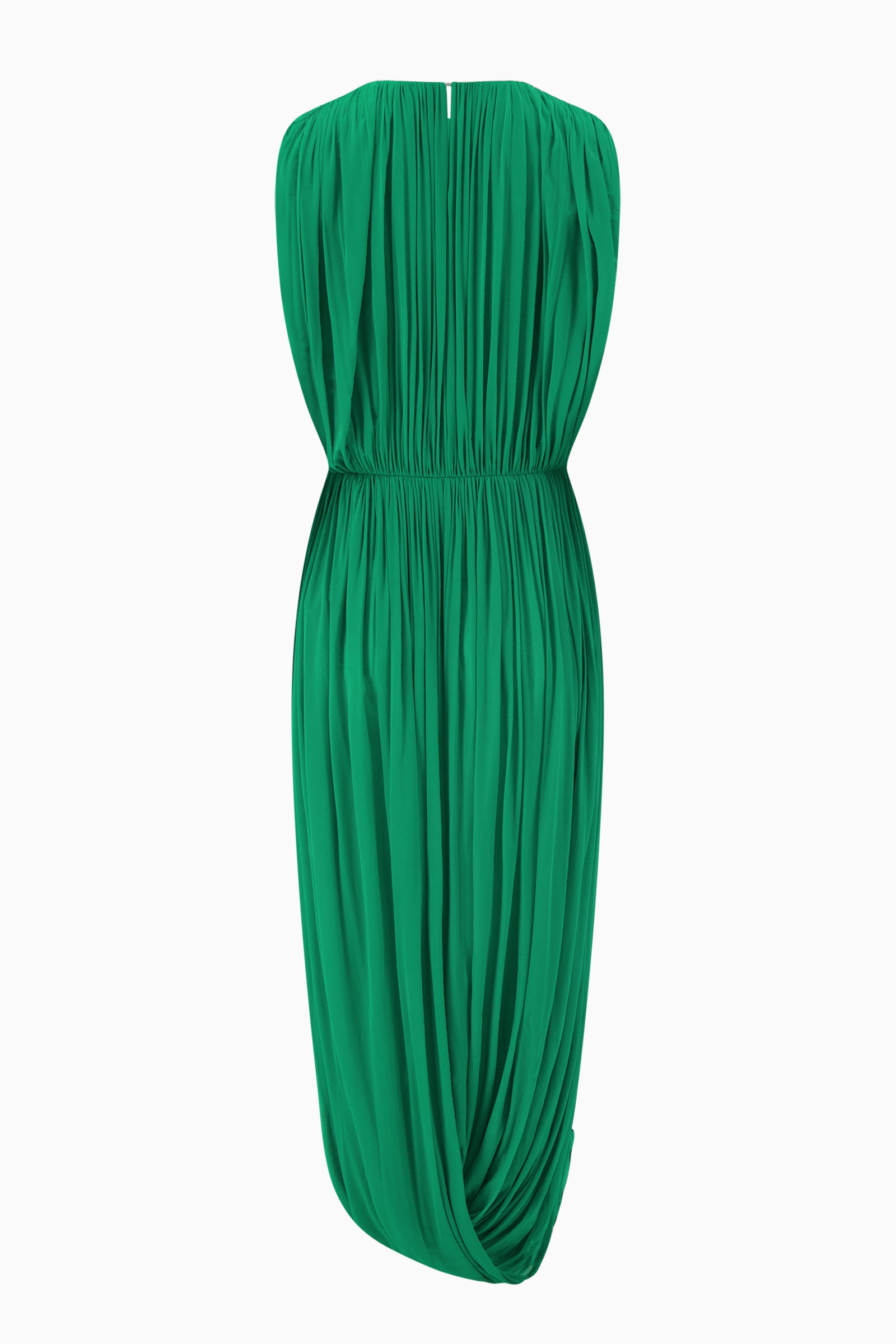 Leonora Draped Column Jersey Dress