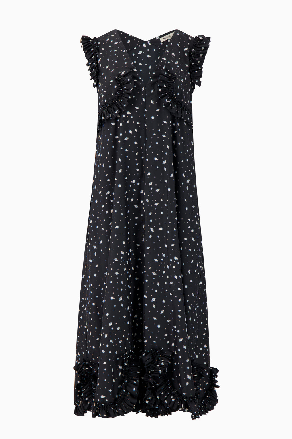 Long Maxi Dress w/ Ruffles