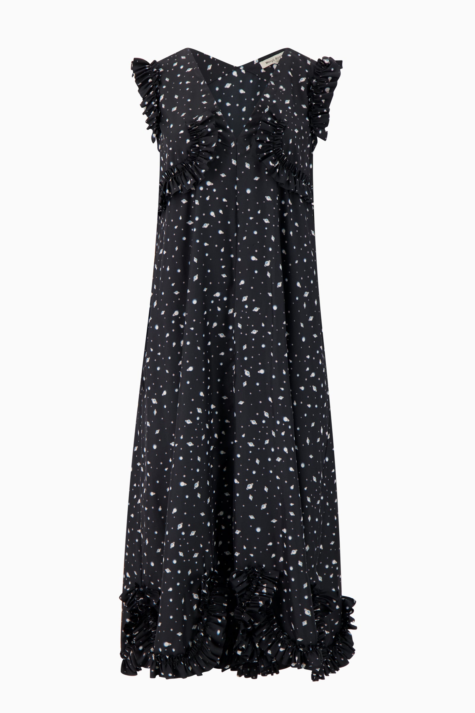 Long Maxi Dress w/ Ruffles