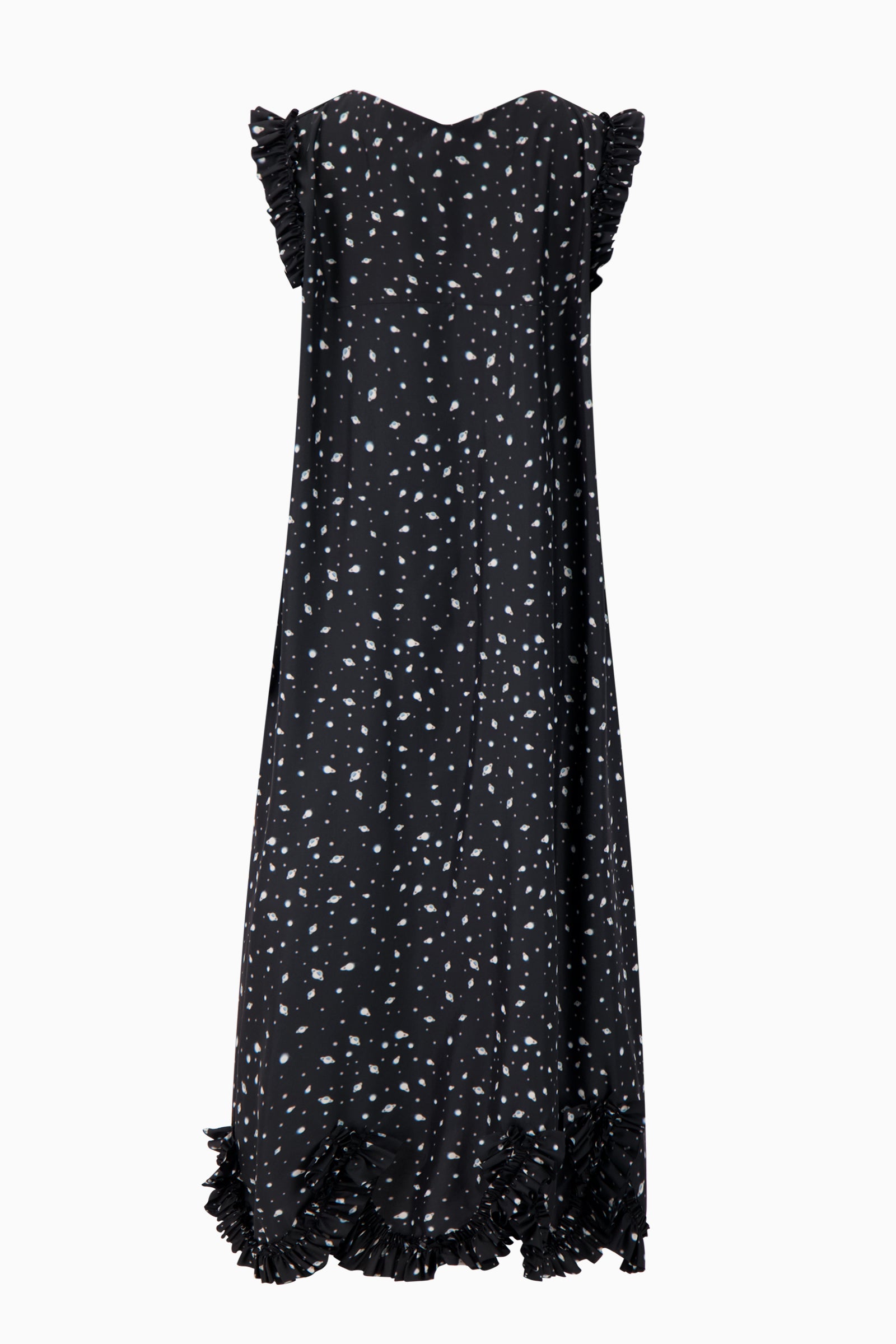 Long Maxi Dress w/ Ruffles